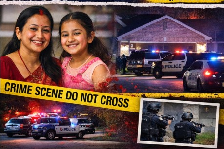 अमेरिकामा नेपाली पुरुषले श्रीमती र छोरीको हत्या गरेपछि प्रहरीको गोलीबाट अभियुक्तको मृत्यु