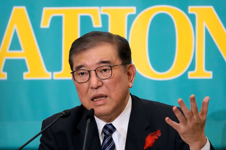 जापानी प्रधानमन्त्री इसिबा चुनाव अघिनै अमेरिकी राष्ट्रपति भेट्न जाने बिचारमा