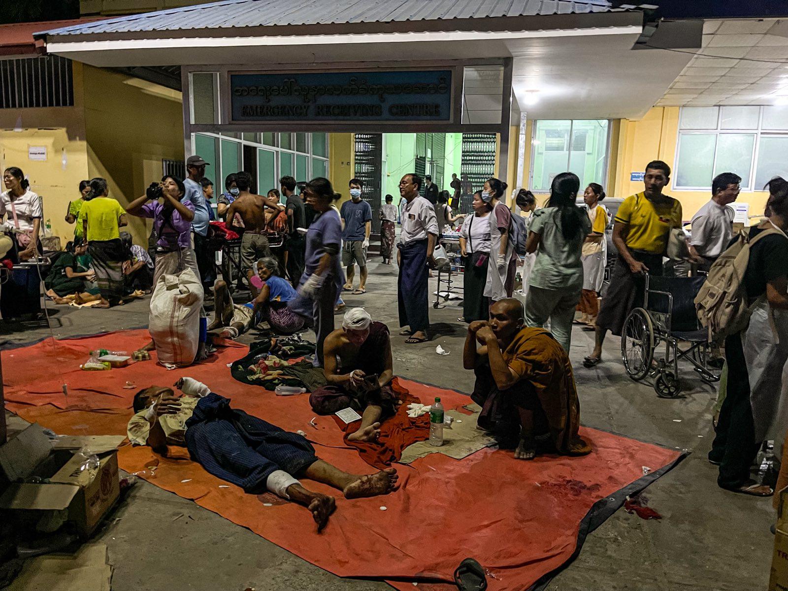 म्यानमारमा बिनाशकारी भूकम्पमा परि मृत्यु हुनेको संख्या एक हजार नाघ्यो