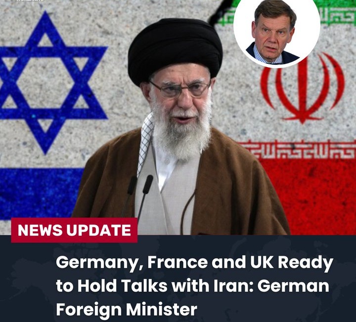 फ्रान्स, जर्मनी, बेलायतद्धारा इरानी विदेशमन्त्रीसँग वार्ता गर्दै