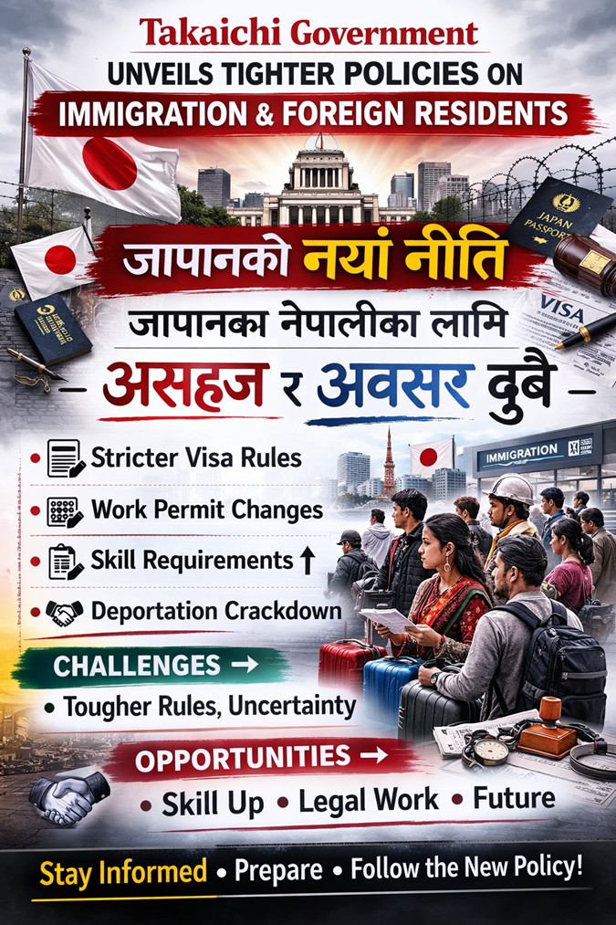 जापानको नयाँ विदेशीप्रतिको कडा नीति र नेपालीहरुको अवस्था (विस्तृत रिपोर्ट)