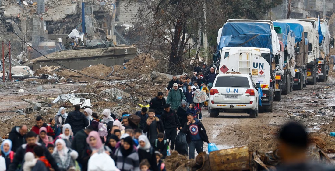 अमेरिकाको चेतावनीपछि बल्ल इजरायलले गाजामा मानवीय सहायता छिटफुट छिर्न दिनथाल्यो