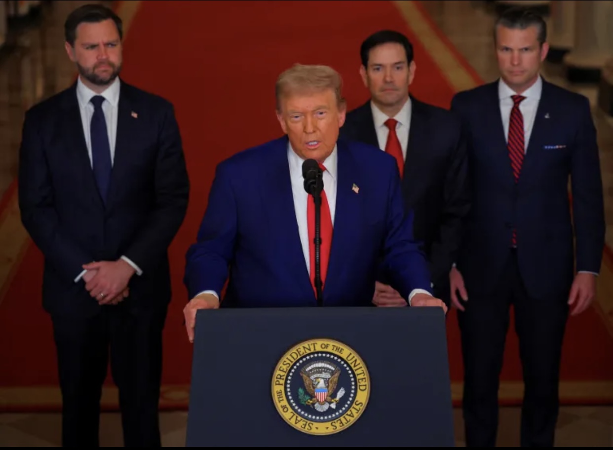 अमेरिकाद्वारा इरानका परमाणु केन्द्रहरुमा बम हमला, ट्रम्पले के भने ?