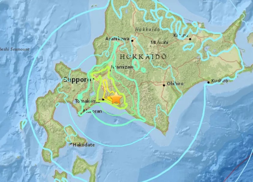 जापानको होक्काइदोमा शक्तिशाली भूकम्प